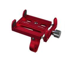 1pc Aluminum Motorcycle/Bicycle Phone Holder, Shock-Proof Mobile Phone Mount Bracket For Delivery/Navigation Use