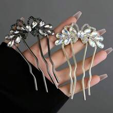 1 Stück Mode Strass Blumen Dekor Haarkamm Clip, 4 Zähne Haaraccessoire für Hochsteckfrisuren, Haaraccessoires für Frauen, Herbst, Reise, Haarstyling-Werkzeuge, Accessoires für Frauen, Haarsachen, Herbst, Haaraccessoires für Frauen, Haarstyling-Werkzeuge, Haarsachen, Sachen, Schönheitsaccessoires, Geschenke, Reise, Geschenke für Frauen, Haarsachen, Strumpfstopfer