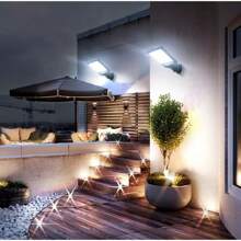 1pce Solar Light Reflector 100w Led With Automatic Sensor - 黑色 - 查看 4