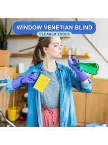 1pc Window Blind Cleaner Brush, Air Conditioning Vent Dusting Brush For Cleaning Gaps, Tools For Men