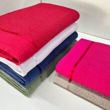 Luxury Giant Bath Towel Canada - Green - View 3