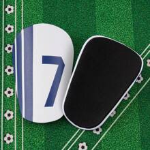 1 Pair Mini Football Shin Guards, Thick Mini Football Shin Pads, Suitable For All Seasons - Multicolor - View 13