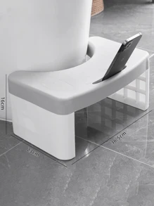 1PC Bamboo Toilet Stool Squat Adult,Portable Toilet Potty Stool,Constipate Helper Stool For Bathroom,Curved Build, Bump-Proof - Stool - View 18