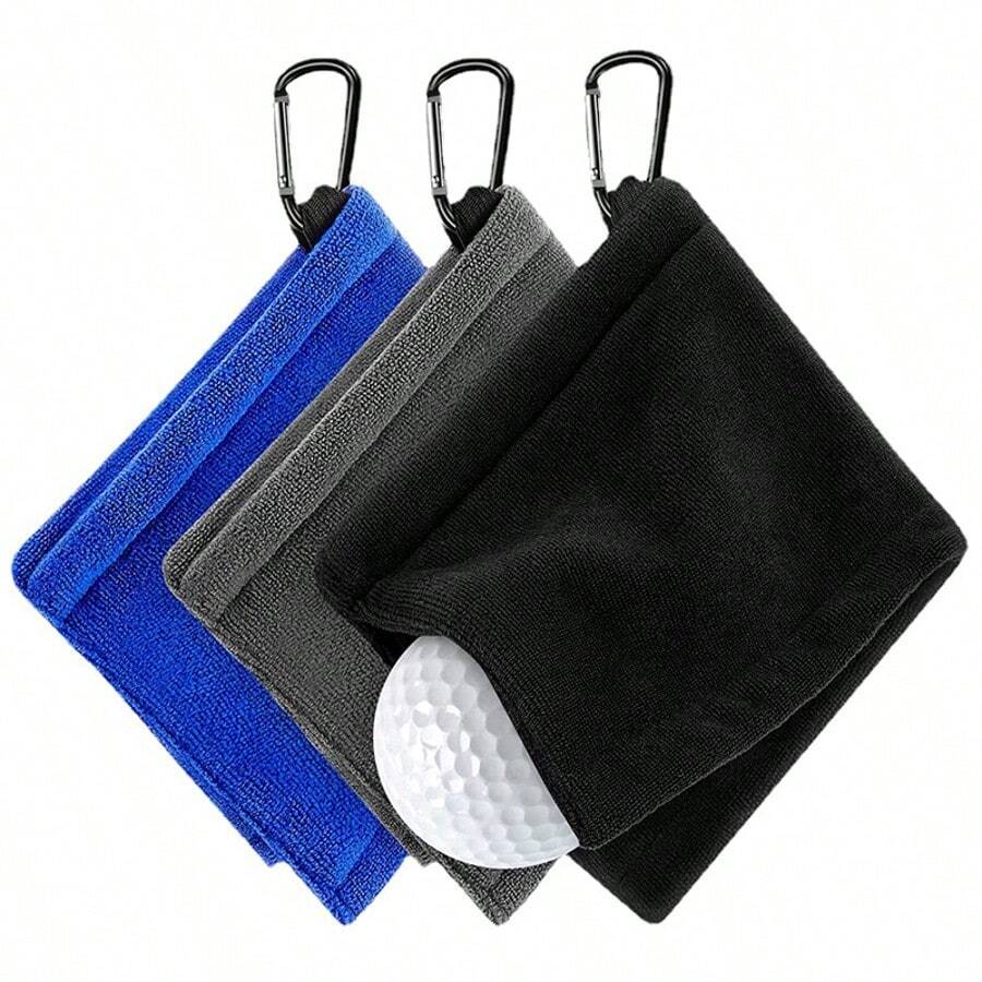 1pc Golf Ball Cleaning Towel, Ultra-Fine Fiber Scrub Cleaning Towel, Outdoor Sports Towel