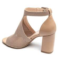 Giày sandal đế dày khoét lỗ thời trang mùa hè - Màu Khaki - Xem 3