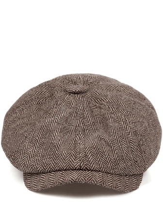 FADZOYLE 1 pezzo Berretto alla giornalista, cappello vintage classico in tweed a spina di pesce, cappello alla Peaky Blinders con visiera piatta, berretto stile Gatsby, Ivy, Irish, adatto per l'autunno/inverno, per viaggi all'aperto e attività commerciali, taglia grande