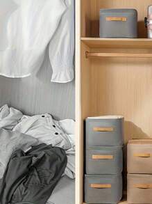 Simple Clothes Storage Bags, Foldable Dust-Proof Closet Organizer Basket For Home Closet Dormitory School Organizers, Teacher Organizers, Drawer Wardrobe Organizers, Closet Storage Quilted Bags, Under Bed Organizers Bedroom Clothes Storage Organizer Closet Organization And Storage - Multicolor - View 6