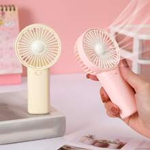 AOYI Mini Hand Fan, Battery Powered Eyelash Drying Fan, Personal Hand Fan, Summer Essentials, One-Button ON/OFF, For Office, Car Interior, School, Beach, Camping, Shopping, (Batteries Not Included)