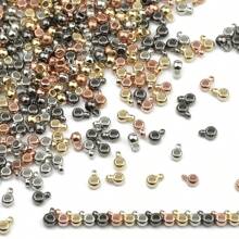 100 pièces Grandes perles d'espacement en plastique CCB avec boucle simple, accessoires de fabrication de bijoux DIY pour bracelets et colliers