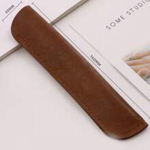 Vỏ bút PU đơn giản nhiều màu có logo tùy chỉnh, Vỏ bảo vệ bút stylus di động, Vỏ bảo vệ văn phòng phẩm nhỏ gọn - Nhiều màu - Xem 17