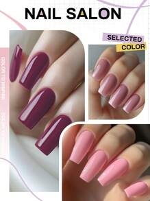 XEIJAYI 15ml Purple Pink Color Series 7 Colors Gel Nail Polish For Summer For Nail Art Decoration In Nail Salons Soak Off Uv Led Lamp For Girl - 彩色 - 查看 4