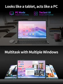 Teclast Teclast P50 AI Tablet (Allwinner A733 8-Core 1.8GHz/6GB RAM/128GB ROM/10.92inch 1280*800iPS TDDI/WIFI6/7000mAh/Type-C/13MP+5MP Camera/Android 15) Limited Time Offer Free Random Leather Case