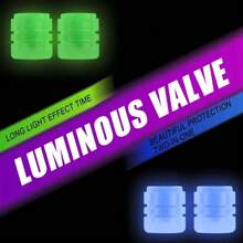 2 UNIDADES Tapas de válvula fluorescentes universales para Mi M365 Pro, Mi3, Mi4, Mi4 Lite, Ninebot Max G30, G2 E-scooter, tapas de válvula luminosas