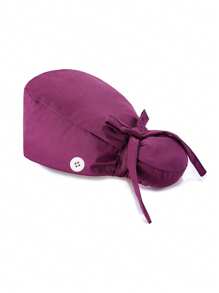 1 chiếc mũ y tá Unisex, màu trơn, thiết kế băng đô, thoáng khí và thấm mồ hôi, thích hợp cho bệnh viện, viện dưỡng lão, mọi mùa - A - Xem 14