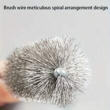 6pcs Stainless Steel Brush Set, Multi-Size Wire Brushes For Deburring, Rust Removal, Hole Cleaning, Polishing And Grinding, Metal Tool Accessories Suitable For Power Tools, No Battery Required