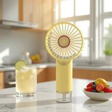 1个全新USB手持风扇，可充电便携式喷雾风扇，迷你桌面风扇，纳米雾化加湿器，礼品装，带水箱的手持便携风扇，USB供电迷你风扇，静音设计，适合学生，大尺寸 - 彩色 - 查看 9