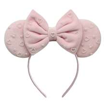 Disney Cut Out Herz Perle Schleife Haarband, Vergnügungspark Kostüm Haarreif, Party Verkleidung Haarzubehör, Haarband, Haarreifen