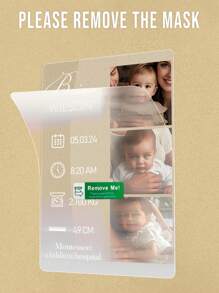 1 pieza de luz nocturna con imagen personalizada iluminada por detrás de acrílico, doble cara, nuevo regalo para bebé, regalo para niña, regalo para niño, regalo para nuevos padres, recuerdo, decoración del hogar, aniversario. Multifuncional, ornamental, reutilizable, exquisita, elegante, linda, de alta calidad, personalizada, única, regalo ideal para novia, papá, mamá, familia, amigos, hijo, hija, estudiantes, oficina, salón de té, escuela, renovar el hogar