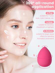 4PCS Professional Makeup Sponge Set For Cream & Powder | Multi-Shape Makeup Sponges (Teardrop/Flat) | Silicone-Free, Non-Absorbent Makeup Sponge | Loose Powder, Liquid & Concealer Applicator | Travel-Friendly & Easy To Clean,Makeup,Cheap,Room Decor,Vanity,Travel,Bedroom,Makeup Accessories,Puff,Makeup Blender,Powder Puff,Makeup Sponge,Cheap,Stocking Stuffers,Makeup,Makeup Tools,Cheap Stuff,Gifts,Gifts For Women,Christmas Gifts,Giveaways,Travel,Cheap Stuff,Travel Essential - Nhiều màu - Xem 3