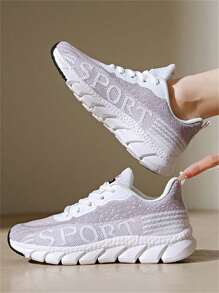 Tênis Casuais Esportivos e Confortáveis para Mulheres, Tênis para Caminhada Leves e Respiráveis com Plataforma de Cunha Bicolor, Sapatos Casuais de Tecido de Verão com Bico Redondo Simples, Sapatos Femininos, Tênis de Plataforma Bicolor e Confortáveis, Sapatos de Caminhada de Malha Respiráveis e de Cunha para Praia e Férias de Verão, Tênis Casuais Minimalistas Leves e de Alta Qualidade para Uso Externo, com Sola Antiderrapante e Durável