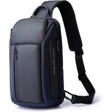 Sling Bag, Waterproof Men's Chest Bag Shoulder bags Crossbody Sling Backpack for Men… - Azul - Ver 1