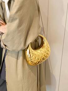 205 Cross Border Popular Diamond Grid Patterned Handbag, High-End Acrylic Bag, Women's European And American Dinner Bag, Shoulder Crossbody Bag, Women's