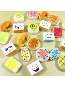 Pineapple Squishy Toys Set, High-Quality Stress Relief Squeeze Toys Assorted Styles & Colors (Random) - Multicolor - View 11