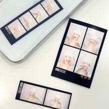 Pegatinas personalizadas con fotos, opciones de cantidad múltiple 1 pieza / 3 piezas / 5 piezas, múltiples estilos y diferentes tamaños de mini fotos para mejores amigos, novias, novios, fotos personalizadas, fotos personalizadas, fotos de pareja personalizadas, regalos del Día de San Valentín, regalos de cumpleaños, aniversarios, regalos de pareja - etiqueta engomada - Ver 5