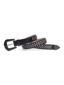 Riem met strass steentjes, western cowboy punk stijl, geschikt voor tieners, casual outdoor sport of vakantie, reizen, afstudeercadeaus, verjaardagskleding accessoires, dagelijkse kleding