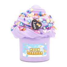 1 Peça/5 Peças Kit de Slime Fofo com Encantos de Leão e Baleia, Massa de Modelar Cheirosa, Não Pegajosa e Esticável DIY para Crianças, Brinquedos Sensoriais, Lembrancinhas de Festa, Prêmios para Crianças
