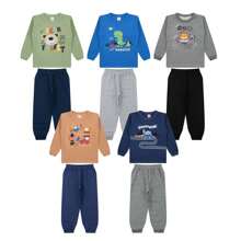 4 Piece Winter Sweatshirt Kit For Boys - 01 To 08