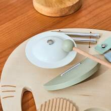 Wooden Elephant Knock Piano Toy, Infant Music Enlightenment Toy, Colorful Elephant Shape Piano, Striking Emits Different Sounds To Attract Baby's Attention, Parent-Child Interaction