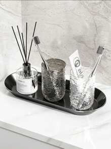Vaso para enjuague bucal de viaje, caja de almacenamiento de cepillo de dientes y pasta de dientes, vaso portátil para cepillo de dientes, set de limpiador facial de viaje, artículos esenciales de viaje para la playa, decoración de otoño para vacaciones, decoración de baño del hogar para volver a la escuela