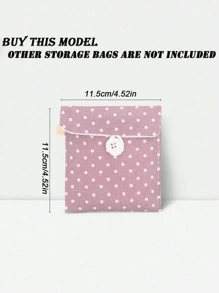 1 Peça Bolsa de Armazenamento de Absorventes Higiênicos, Necessaire Portátil de Grande Capacidade, Estilo Minimalista, Tecido Impermeável para Armazenar Absorventes Higiênicos, Protetores Diários e Tampões, Vibes Boho