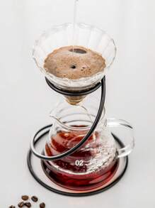 Cirelle 1 chiếc giá đỡ tay ấm pha cà phê cổ điển bằng kim loại giá đỡ cốc thủy tinh lọc nhỏ giọt đồ dùng học tập phổ thông, đồ trang trí bàn Rama, đồ dùng quán cà phê cao cấp, sử dụng cho trà chiều, sử dụng trong bếp, sử dụng cho quầy bar khi quay lại trường - giá đỡ phin lọc cà phê - Xem 3