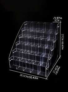 1 pièce Support d'affichage de stylo neutre en acrylique, support incliné de bureau en acrylique transparent pour stylo, organisateur et présentoir de stylo polyvalent pour magasin de papeterie