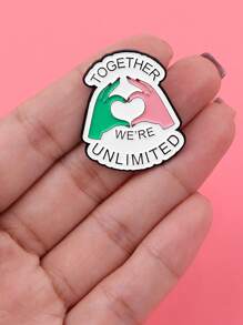 1PC Movie Enamel Pin Together Brooch Pines Lapel Pins Badge On Backpack Clothing Accessories Funny Jewelry Friends Gifts