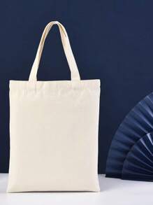 5 bolsas de lona con asa, bolsas de compras en blanco, bolsas de compras reutilizables de moda y multiusos, bolsas de regalo para reuniones anuales, puedes diseñar tú mismo, sencillas y elegantes, bolsas de regalo para damas de honor y bodas, bolsas para estudiantes, de vuelta a la escuela y para maestros