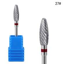 Nail Drill Bits, Tungsten Carbide Nail Drill Bit Set For Acrylic Nails 3/32 Drill Bits For Nail Drill Remover Gel Polish Poly Nail Gel Nails Cuticles - Charcoal Grey - View 26