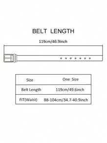 1pc Custom Vintage Cowboy Style Belt Accessory For Women And Men, Comfortable, And Easy To Use - PD - View 9