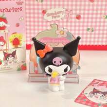 Sanrio Hello Kitty Strawberry Farm Plush Figurine Desktop Decor, Gift For Girls Birthday