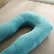 Almohada de Body para embarazadas, soporte lumbar, soporte para el vientre para dormir de lado, almohada en forma de U, especializada para dormir de lado durante el embarazo, almohada de embarazo, almohada de caramelo en forma de U