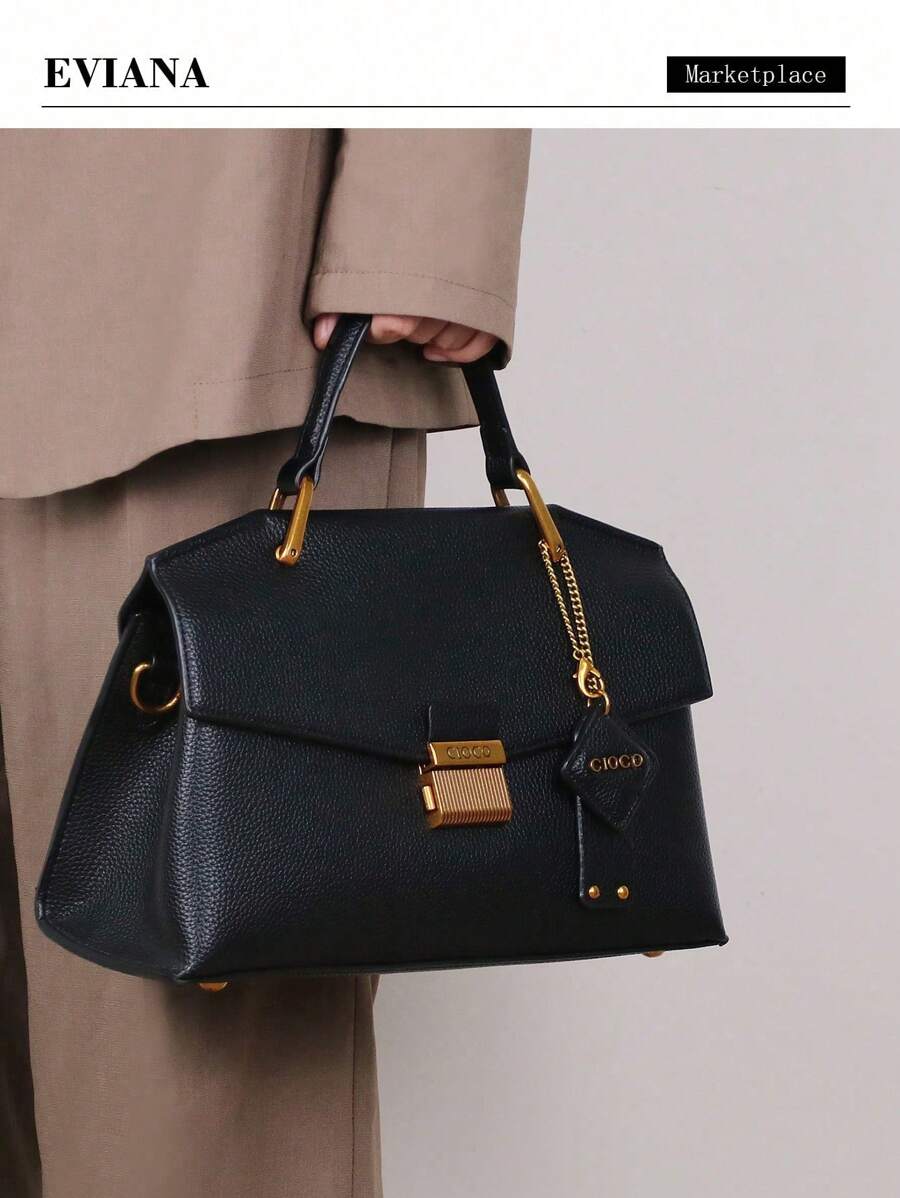 2026 Nuova Borsa Vintage Blu con Stampa Serpente Premium, Borsa Donna Elegante e di Lusso alla Moda, Borsa a Spalla e a Tracolla Leggera con Grande Capacità, Borsa Tote Versatile con Motivo Coccodrillo & Struzzo per OL, Borsa a Tracolla Donna in PU con Stampa Coccodrillo Opaca