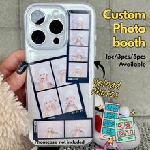 Pegatinas personalizadas con fotos, opciones de cantidad múltiple 1 pieza / 3 piezas / 5 piezas, múltiples estilos y diferentes tamaños de mini fotos para mejores amigos, novias, novios, fotos personalizadas, fotos personalizadas, fotos de pareja personalizadas, regalos del Día de San Valentín, regalos de cumpleaños, aniversarios, regalos de pareja - etiqueta engomada - Ver 2