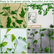 20pcs Plant Clips, Suitable For Climbing Plants, Self-Adhesive Plant Holders, Outdoor Plant Wall Mounts, Plant Accessories, Great For Small Plants