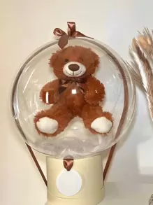 36 pulgadas Globos inflables transparentes grandes, bolas de burbujas de boca súper ancha pre-estiradas, regalo de empaque extra grande, decoración para el Día de la Madre/Baby Shower/Cumpleaños de niños Globos transparentes - transparente - Ver 3