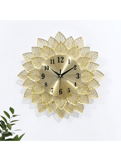 1pc Moderne Silent Metal Wand Klok (33CM/13 Inch) AA Battery Powered ative Clock, Stylish Living Room/Dining Room/Bedroom/Study Mounted Ideal Home ation Birthday Graduation Room Bedroom Dormitory Back To School Surprise Supplies