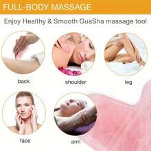 5-Piece Facial Scraping And Massage Set: Including An Ice Roller, An Ice Cube Mold, A Scraping Board, A Dolphin-Shaped Comb, And A Storage Bag. It Is Used For Massaging The Face, Eyes, Nose And Head To EnhaPink Ice Face Roller Mold Cube Guasha Facial Massage Set,Beauty,Skin Care Products,Spa,Self Care,Skin Care Tools,Face Care,Esthetician Supplies,Massage,Face Massage Tool,Face Roller - Multicolor - View 3