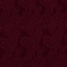 Sizes XS To 6XL Men's 3-Piece Tuxedo Vest Set – Jacquard Waistcoat With Paisley Floral Pattern With Bow Tie And Pocket Square For Wedding, Prom, Formal Events - 酒紅色 - 查看 4
