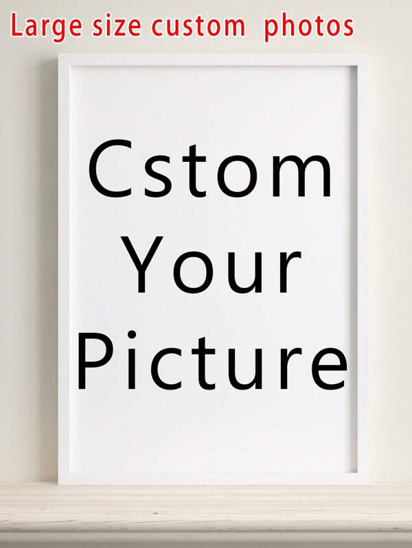 1 pieza, marco opcional, póster de lienzo personalizado de gran tamaño - personaliza el patrón que te guste, puede ser un selfie, anime, dibujos animados, música, estrellas, paisaje, arquitectura, letras, etc. Decoración para la habitación, póster de arte de pared sin marco, decoración de fondo para sala de estar y sofá, decoración de entrada y pasillo, decoración del hogar, decoración del dormitorio, decoración del baño, decoración de la habitación, decoración de oficina, decoración escolar, renovación otoñal del hogar, hogar escandinavo acogedor, ambiente cálido